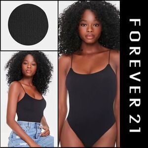 Forever 21 Ribbed Sleeveless Bodysuit